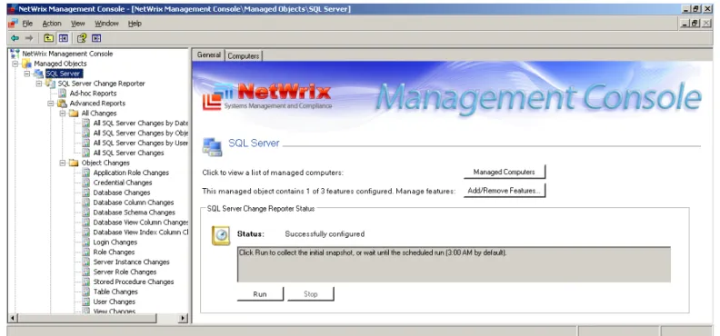 Figure 11: NetWrix Enterprise Management Console 
