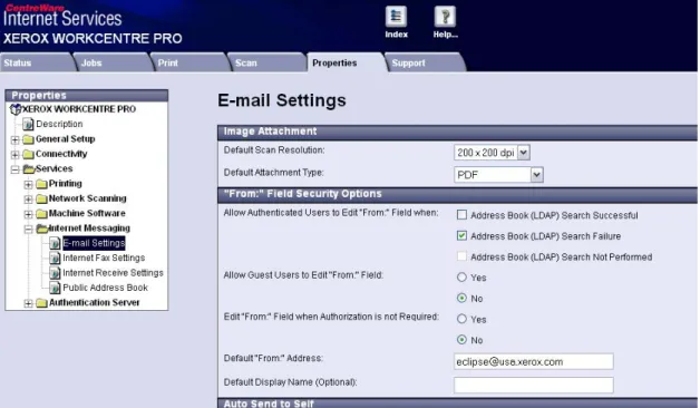 Figure 13: SMTP Server Settings  3. Click  Apply. 