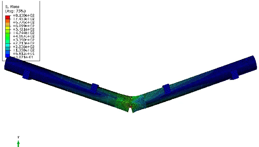 Figure 3.17. 4-point bend model illustration prior to modeling. 