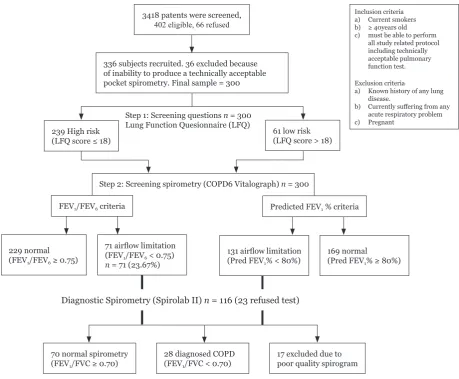 Figure 1. Flow chart of participants in the study