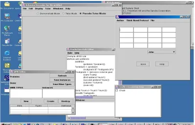 Figure 7: The desktop after loading the netBeans version of the PACTauthoring tools.