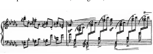 figure is made unstable by the rest on beat one of the bass (Example 3.76). Measure 40 