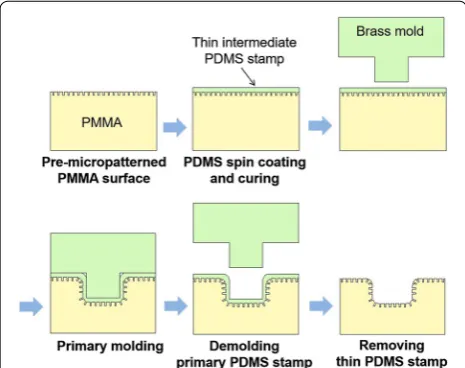 Fig. 1 Schematic illustartion of the 3D nanomolding process [26