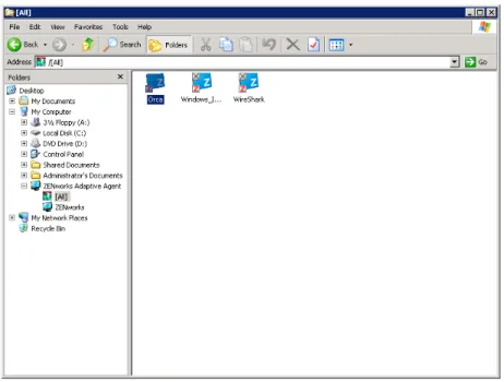 Figure 4-2   ZENworks Explorer ‐ Windows Explorer view The following graphic shows bundles displayed on the desktop