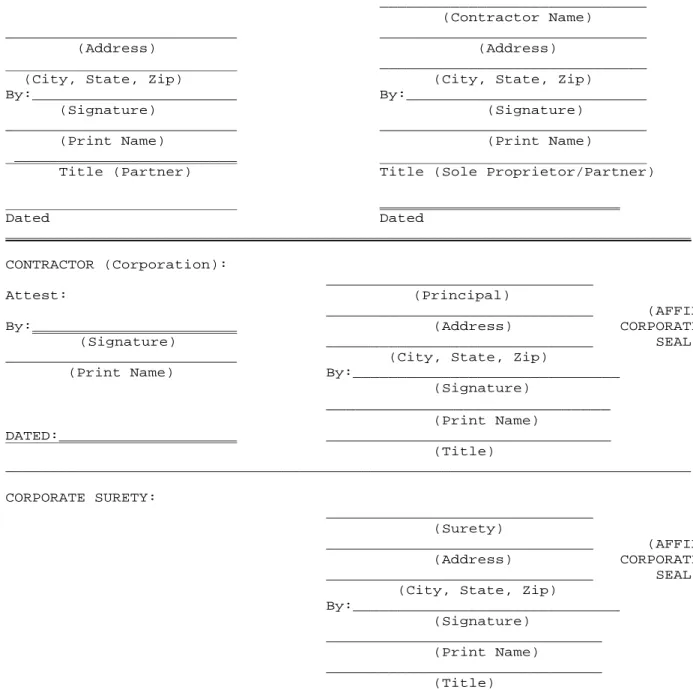 Figure 103.04.1: Surety Performance Bond