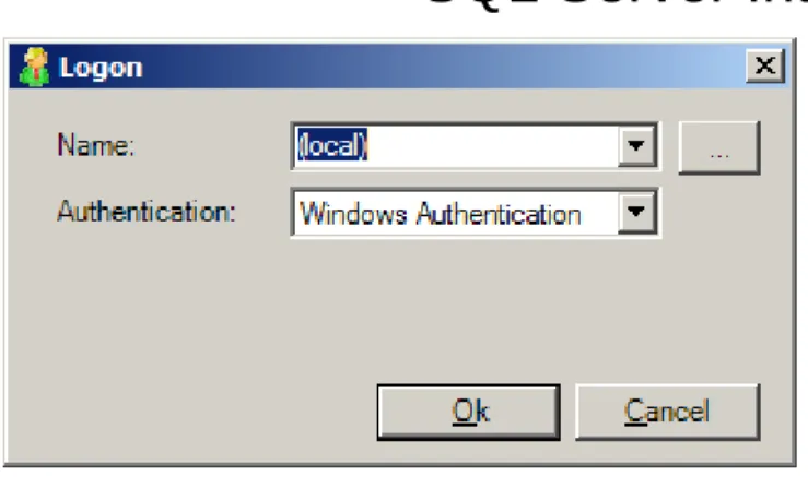 Figure 2-2:  Example of Overview of SQL Databases