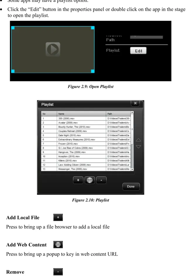 Figure 2.9: Open Playlist