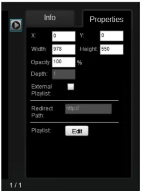 Figure 2.6: App Info Panel Figure 2.7: App Properties Panel