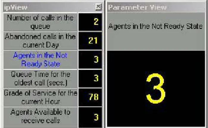 Figure 10: Parameter View Window in Long View 