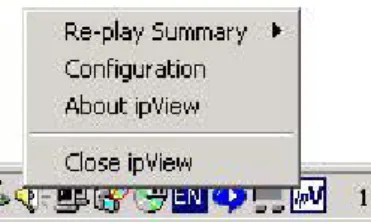 Figure 15: Re-play Summary Submenu 