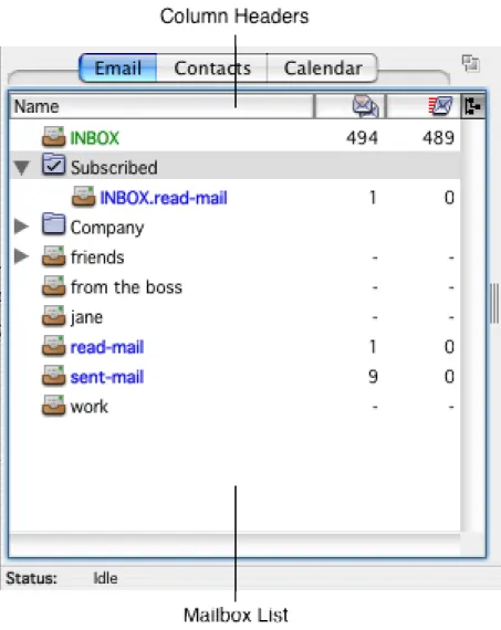 Figure 4 The Server pane in its logged-in state.