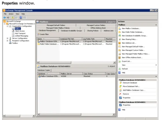 Figure 2-7  Organization Configuration — Mailbox