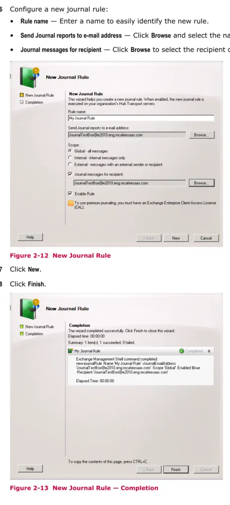 Figure 2-12  New Journal Rule 7 Click New.