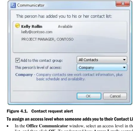 Figure 4.1.   Contact request alert 