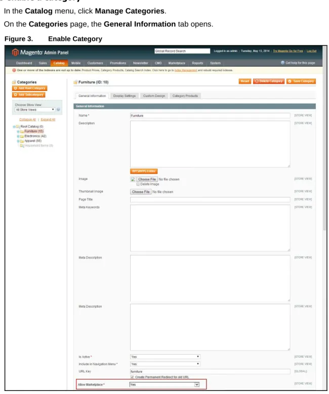 Figure 3.  Enable Category 