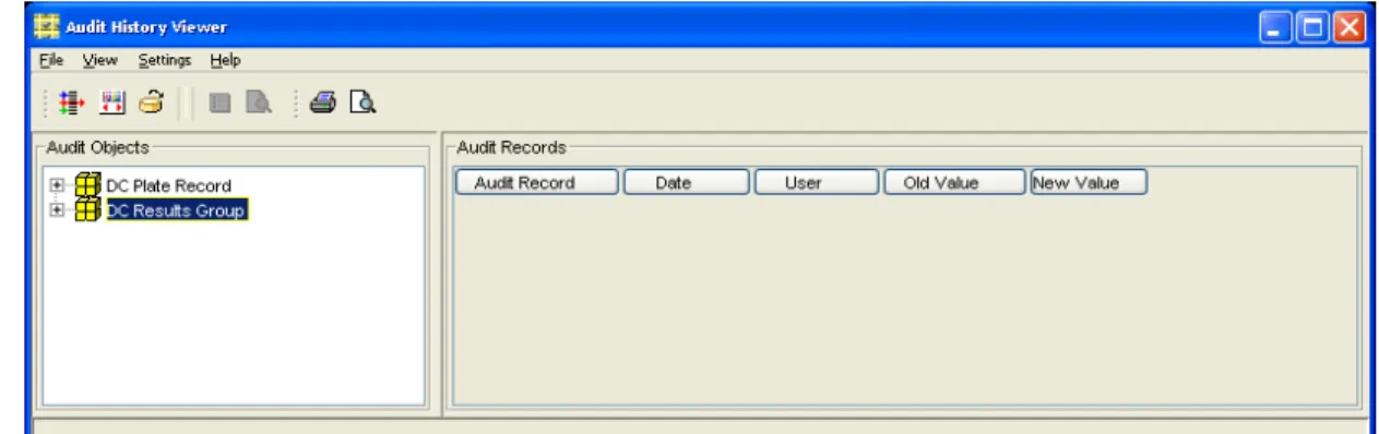 Figure 2-6  Audit History Viewer