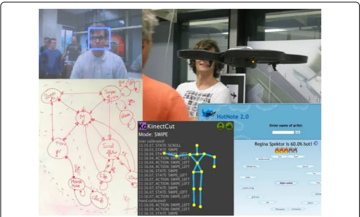 Fig. 1 Project examples from the Océ Dev Camps