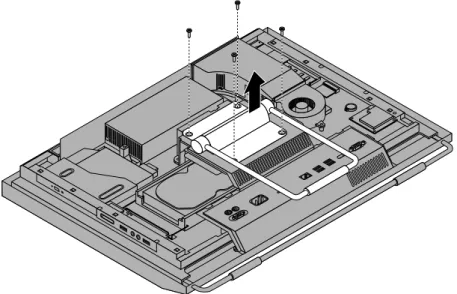 Figure 6. Removing the frame stand