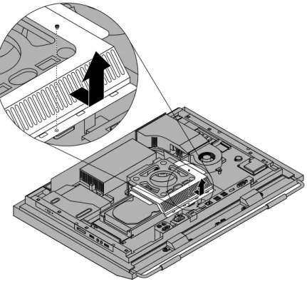 Figure 10. Removing the VESA frame cover