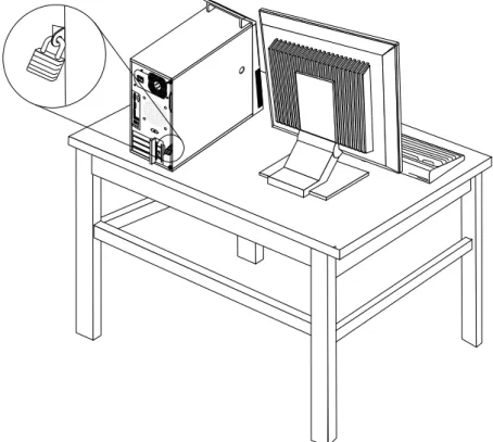 Figure 7. Installing a padlock
