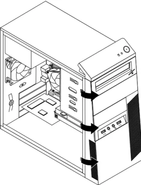 Figure 10. Removing the front bezel