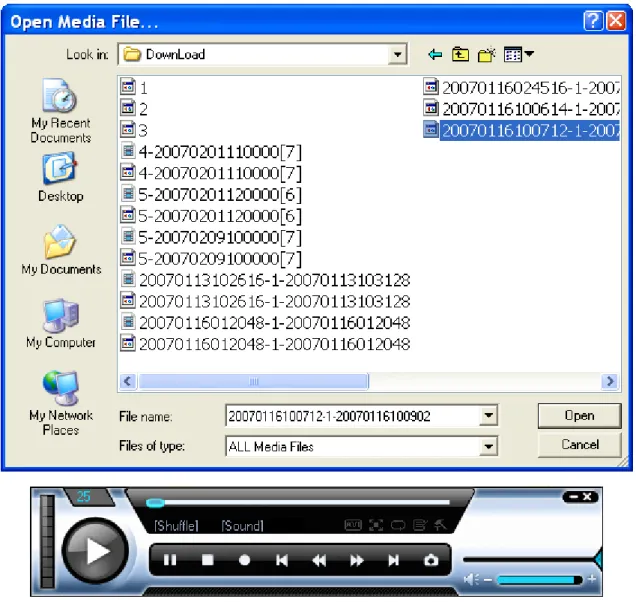 Figure 2 Play File  4.1.2  Drag the File to the Player 