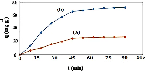 Figure 5. Pore diameter distribution of TiO2-SiO2/alginate nanocomposite 