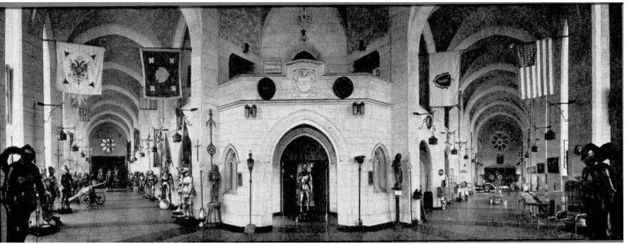 Figure 2.2: The Ancient and Modern Wings (left and right) of the Higgins Armory Museum.16  