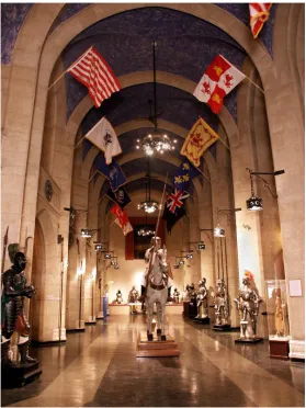 Figure 6.1: Since 1971 half of the Great Hall has been  devoted to additional armor displays.52  