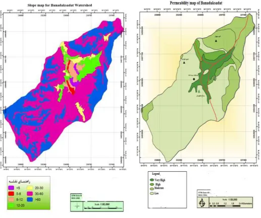 Figure 2. Slope map                                                                         Figure 3