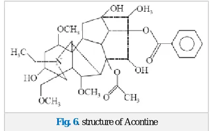 Fig. 6. structure of Acontine 