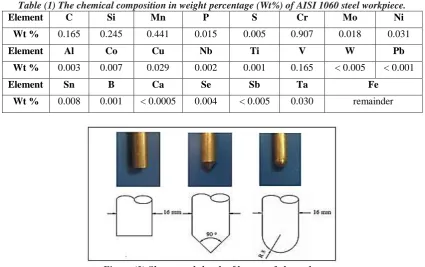 Figure (3) Shapes and sketch of bottom of electrodes. 