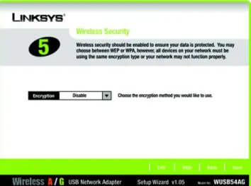 Figure 4-5: Setup Wizard’s Ad-Hoc Mode Settings Screen