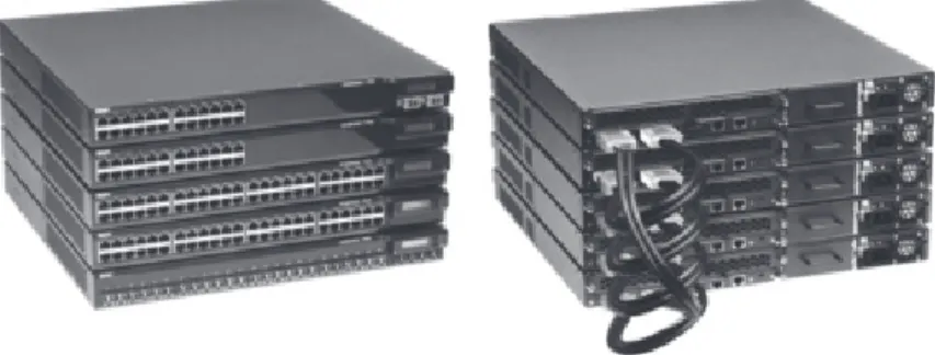 Figure 1 illustrates a typical Virtual Chassis configuration using five EX4200 switches.