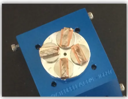 Figure 16: Kenaf fiber composites prepared for the Scanning Electron  Microscope 