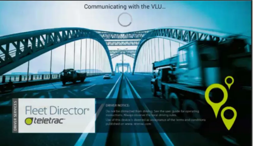 Figure 24- Driver's Application Splash Screen