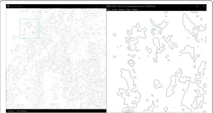 Fig. 12 Clipping two parts of different sizes from an image