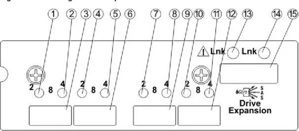 Figure 42. E2600 Right-Rear Subplate with an FC Host Interface Card