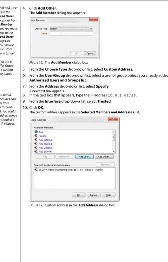 Figure 16: The Add Member dialog box