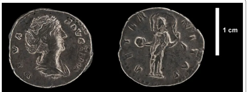 Fig. 4 Coin A obverse and reverse, image obtained from focus stacking picture (Aurore Mathys, RBINS)