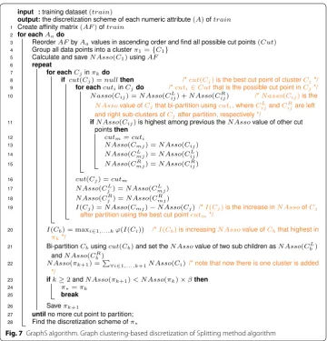 Fig. 7 GraphS algorithm. Graph clustering‑based discretization of Splitting method algorithm