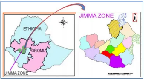 Figure 1. Map of the research study area (Source: Google map; 2016). 