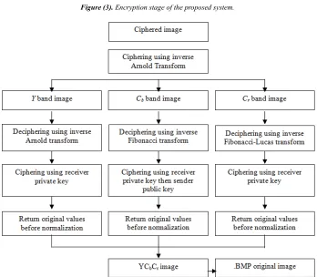 Figure (3). Encryption stage of the proposed system. 