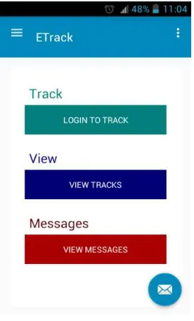Figure 6-(b) is the Message home view which shows in 