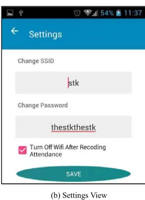 Figure 7. Message Details and Settings views. 