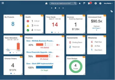 Figure 2. Project Management Dashboard 