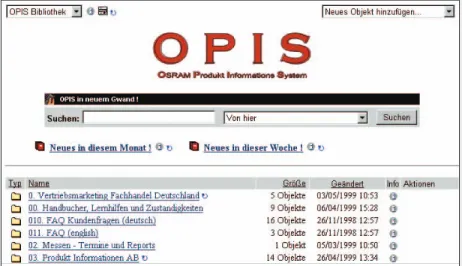 Figure 1.11: OSRAM’s Product Information System 