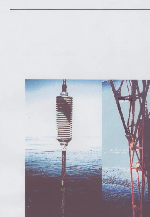 Figure 3.1 - Offshore gravity corer deployed from the RSV Aurora Australis in Prydz Bay