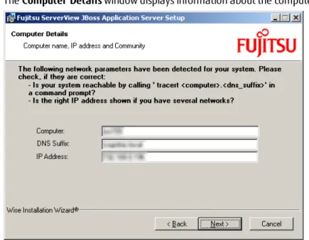 Figure 8: Computer Details window Computer