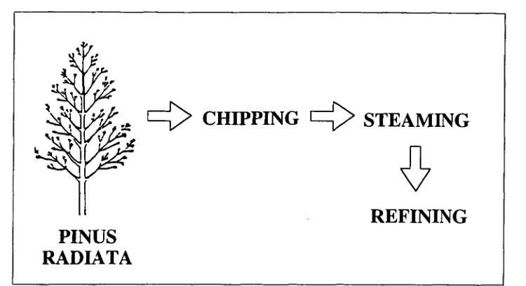 Figure 1.3 Changes in the colour of pulp made from spruce wood (as represented by the light absorption coefficient) after pulping and bleaching with 4% hydrogen peroxide.29  